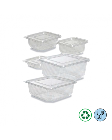 boite plastique PET pour salade composée