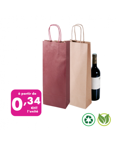 sac kraft pour bouteille