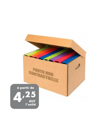 Caisse carton pour archive.